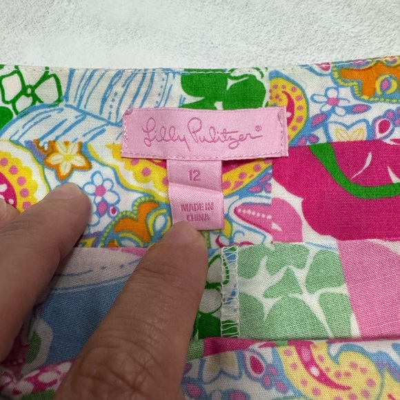 Rare Lilly Pulitzer Colorful Patterned Women's Skort - Picture 5 of 11